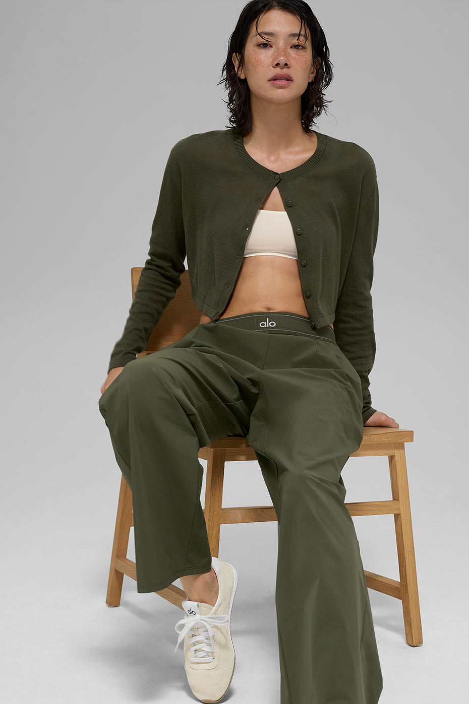 Cardigan Supernatural Sweater - Green Olive