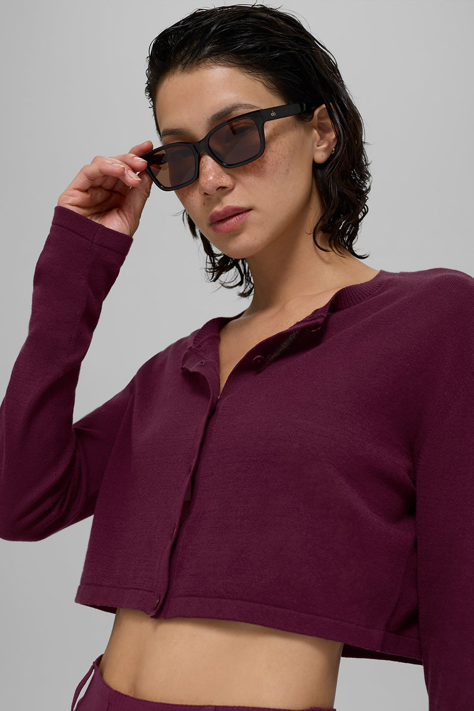 Cardigan Supernatural Sweater - Bordeaux