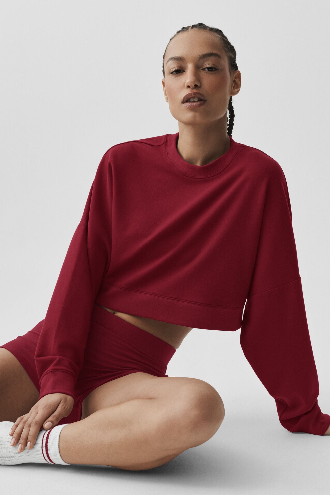 Pull Court Col Ras-Du-Cou Sway - Summer Romance Red