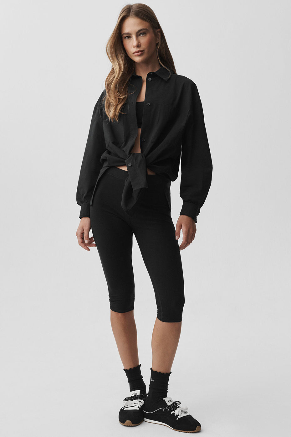 Chemise Manches Longues En Coton Real Deal - Noir
