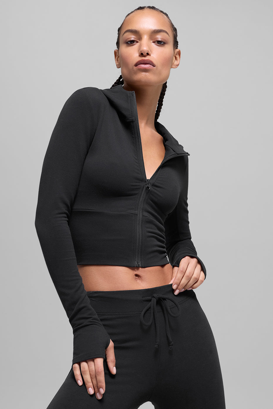 Sweat À Capuche Zippé Sway - Noir