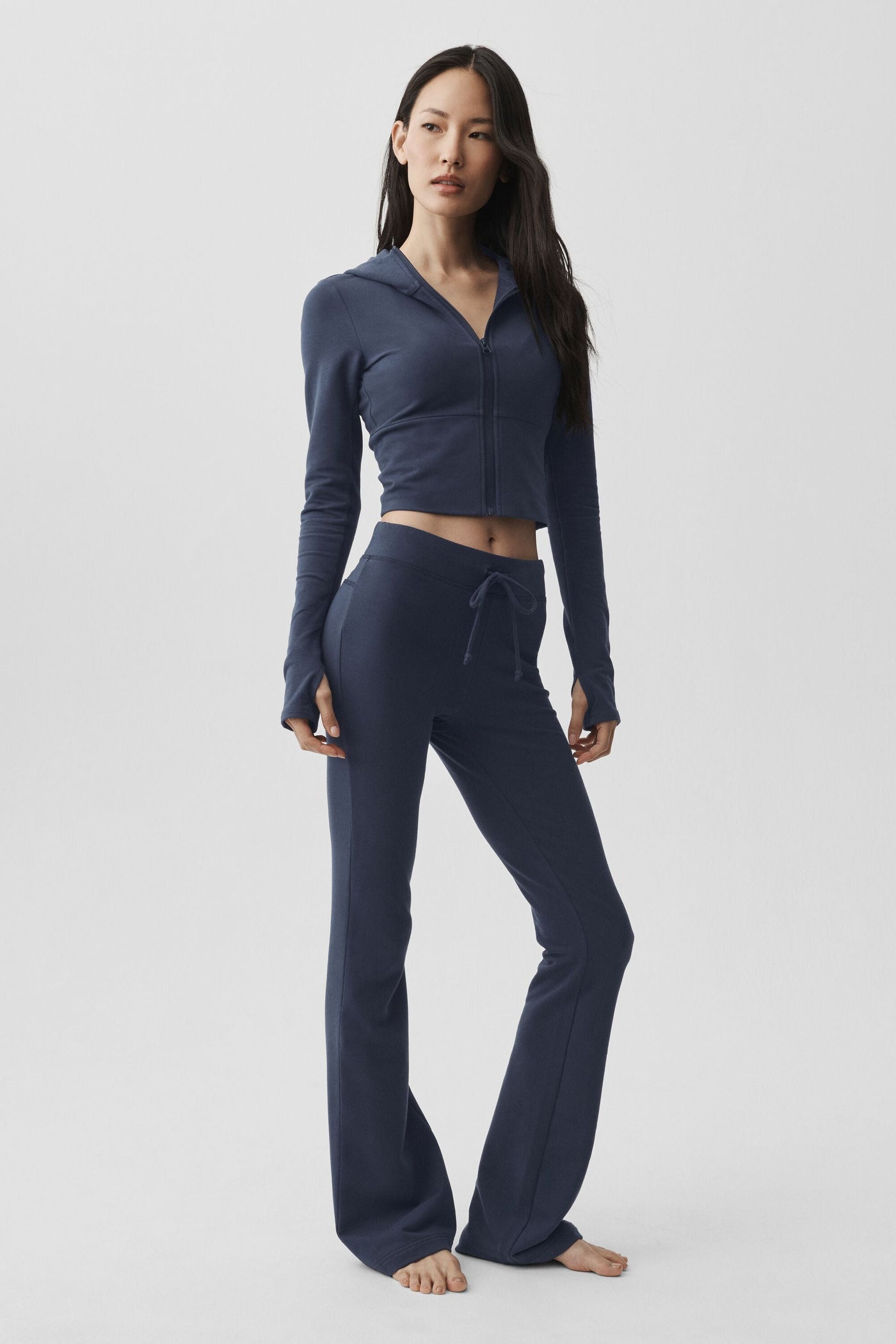 Sweat À Capuche Zippé Sway - Navy