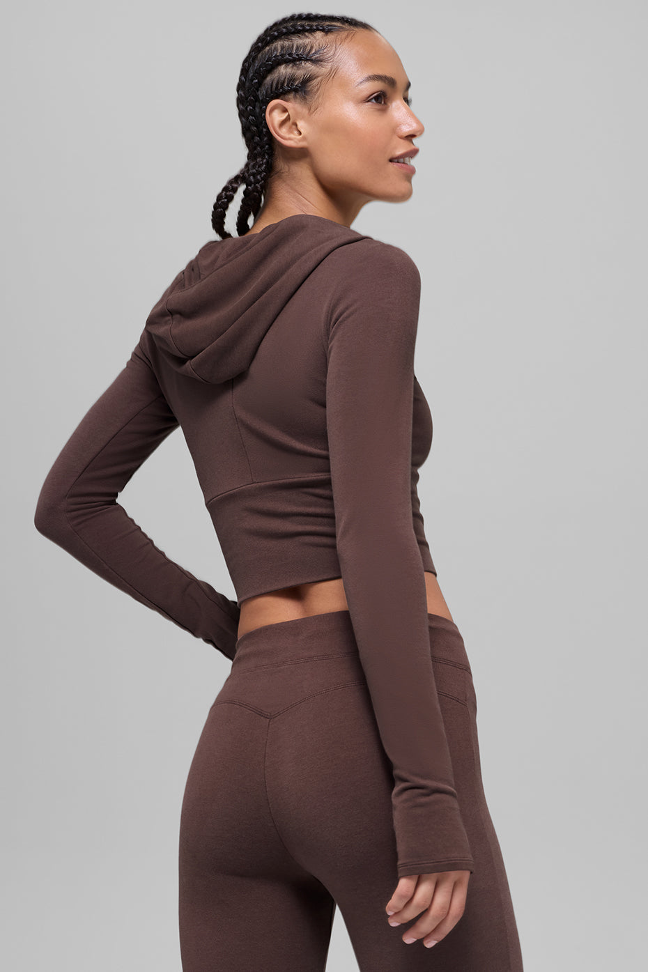 Sweat À Capuche Zippé Sway - Brownstone
