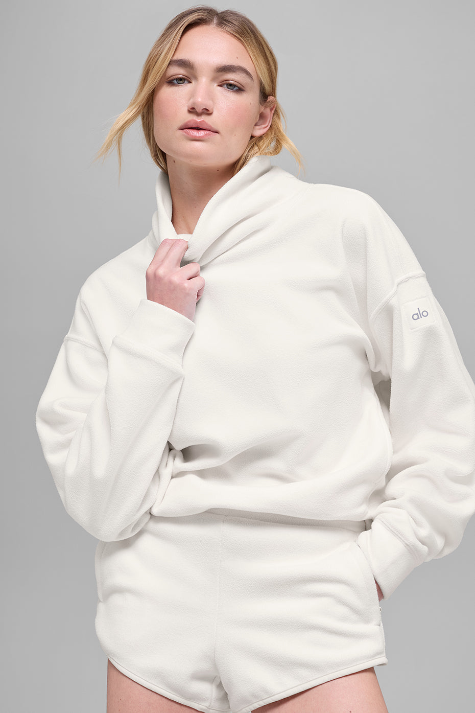 Pull En Polaire Hazy - Ivory