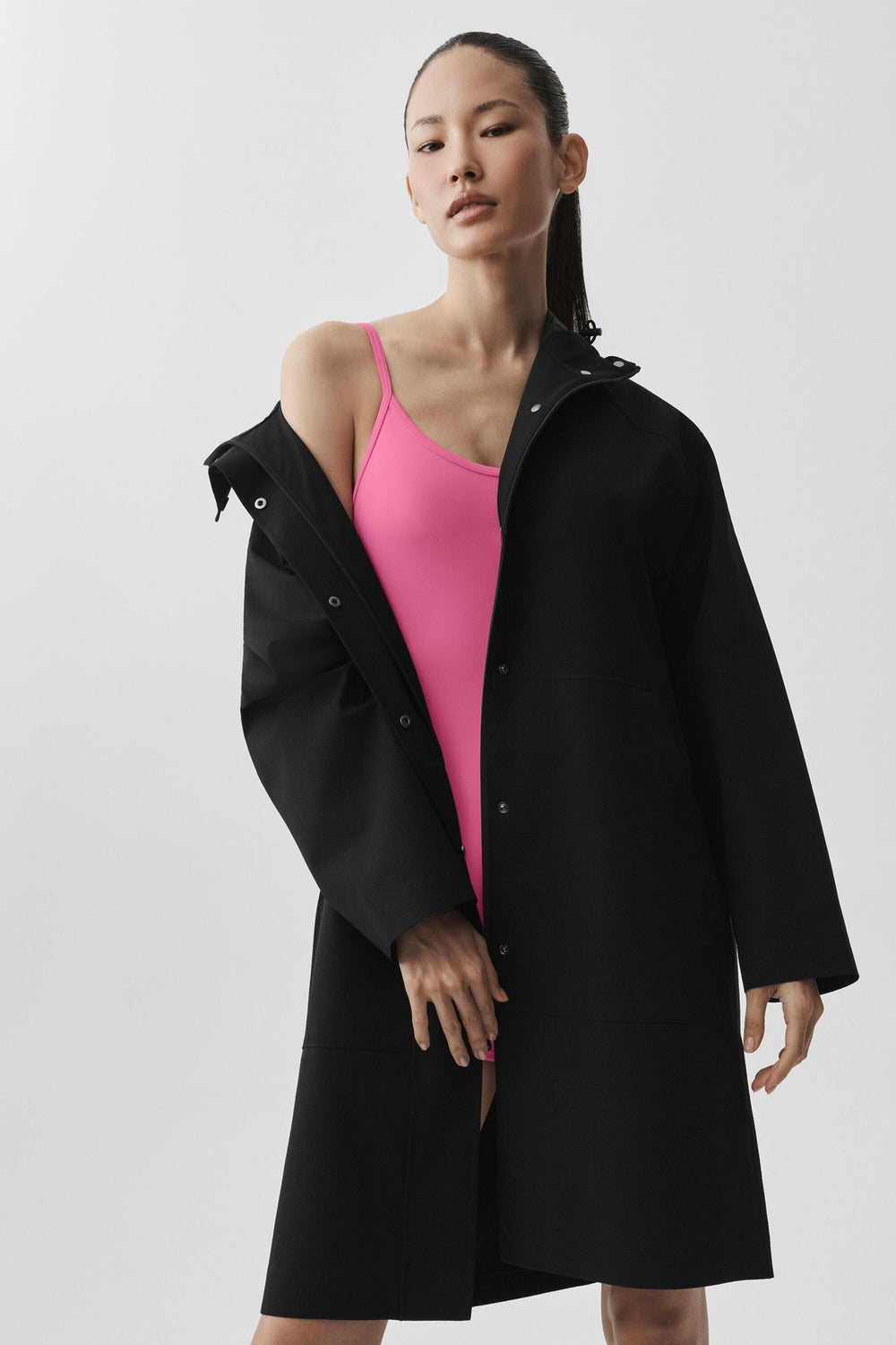 Manteau Long Rain or Shine - Noir