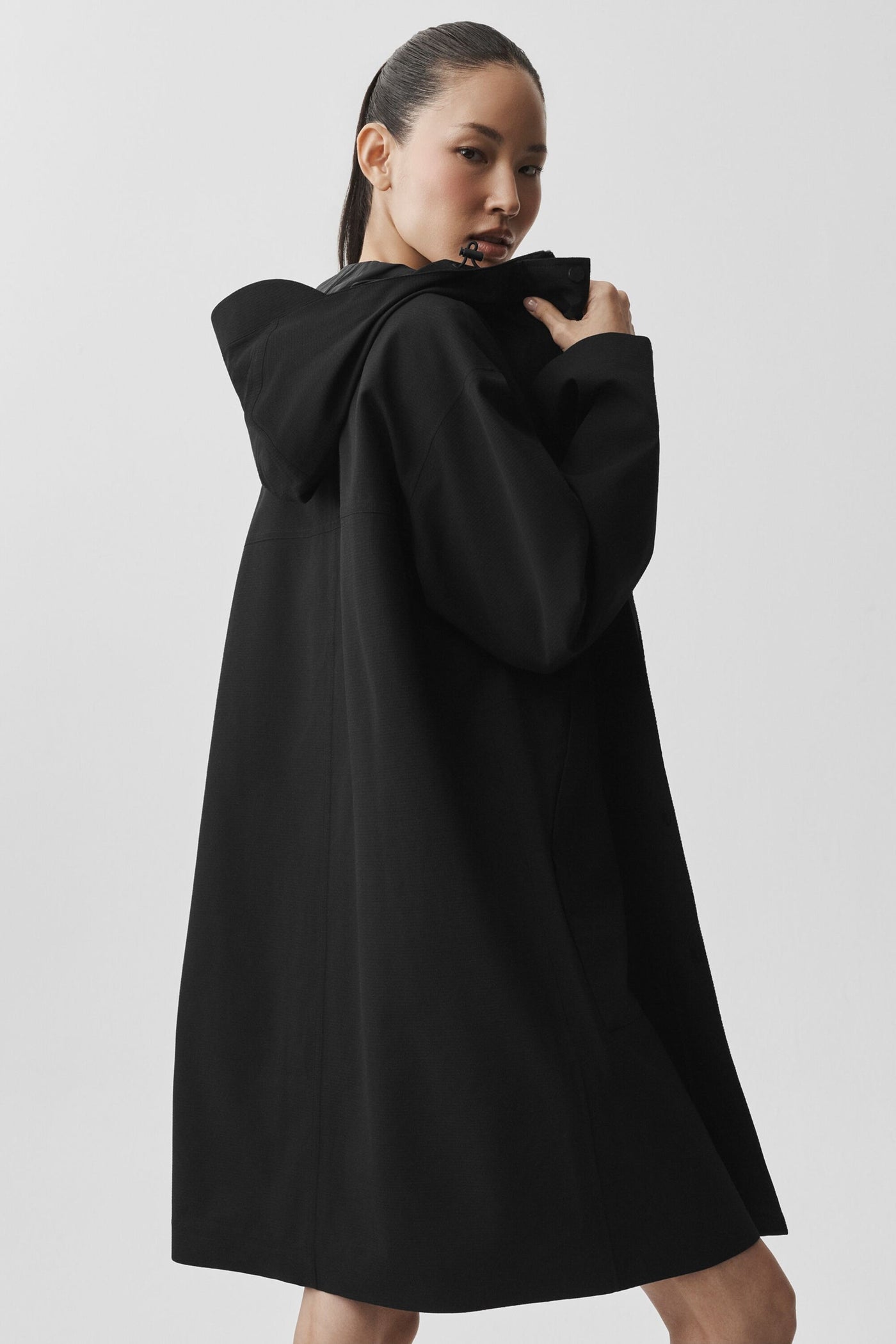 Manteau Long Rain or Shine - Noir
