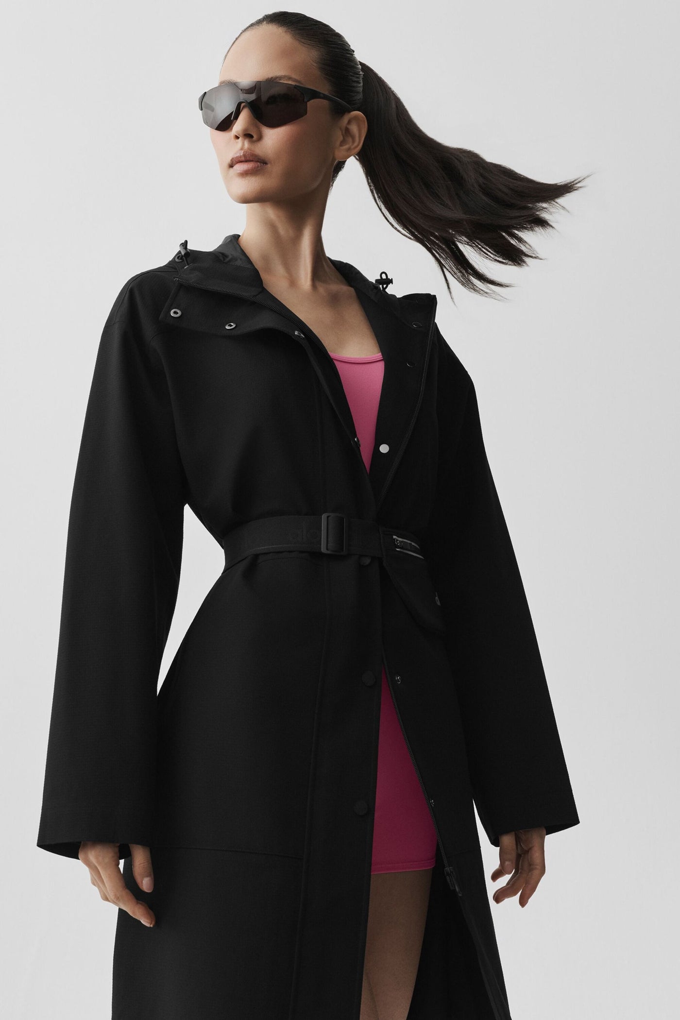 Manteau Long Rain or Shine - Noir