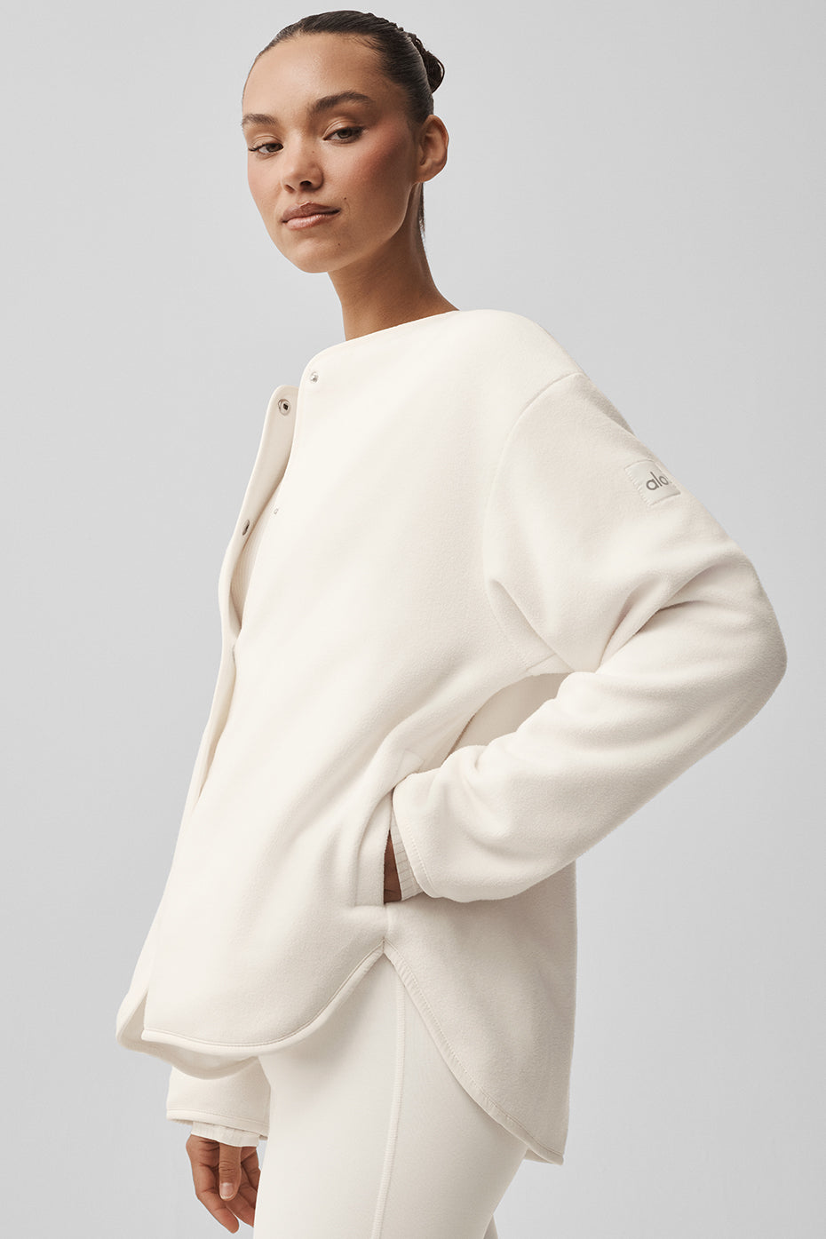 Veste En Polaire Take Note - Ivory