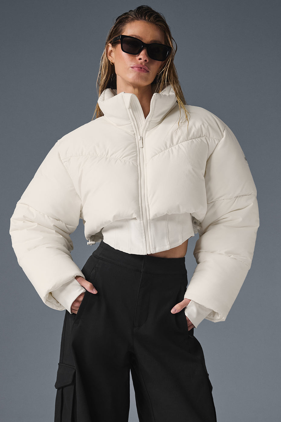 Doudoune corset Main Act - Ivory/Ivory