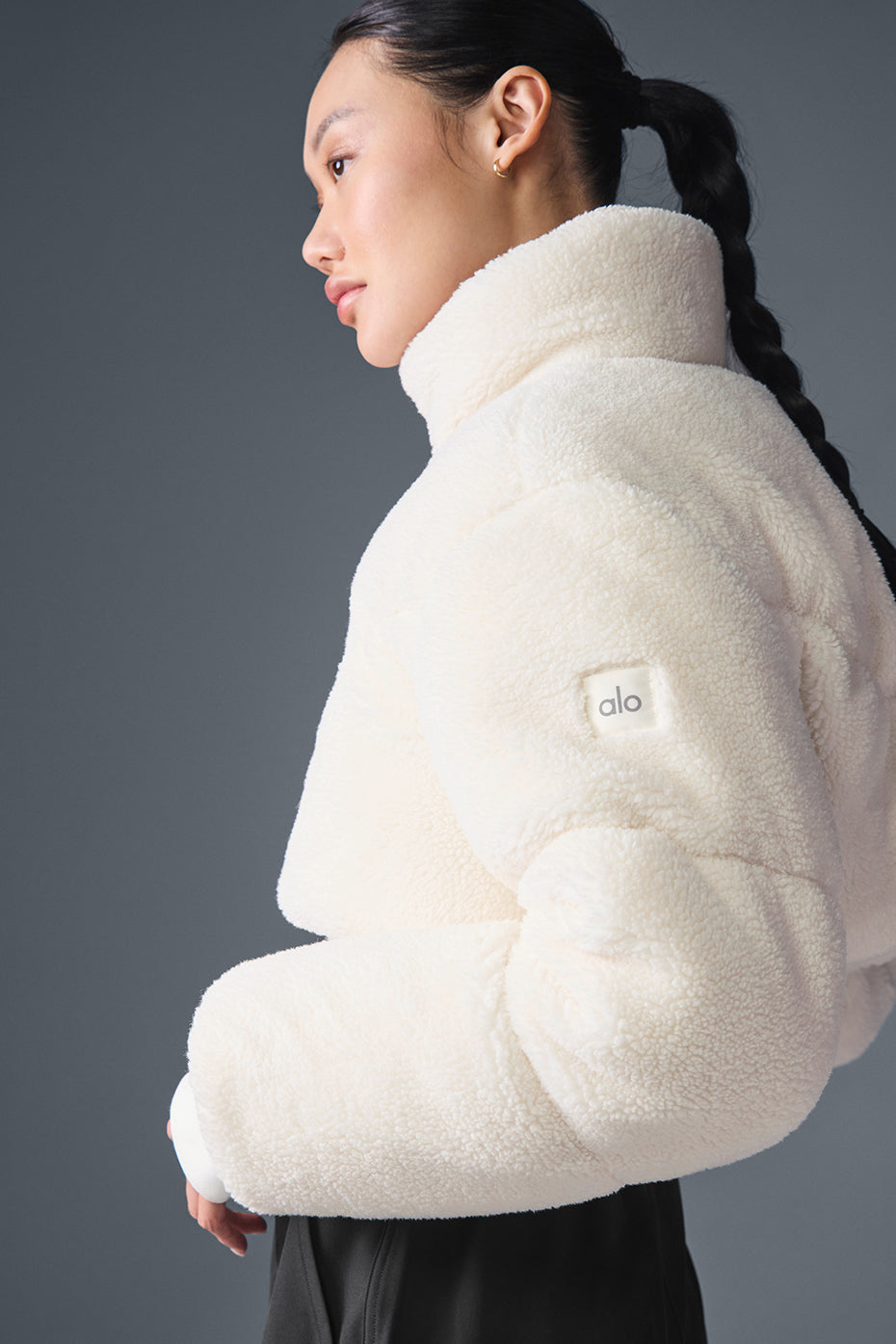 Doudoune Corset Sherpa Main Act - Ivory