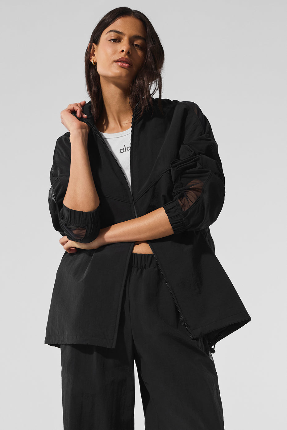 Veste De Survêtement Zippée Origin - Noir