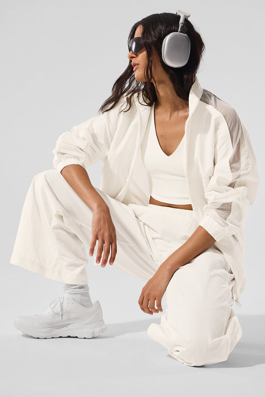 Veste De Survêtement Zippée Origin - Ivory