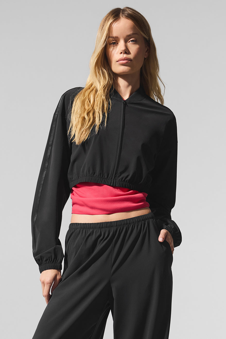 Veste Courte Zippée Breezy - Noir