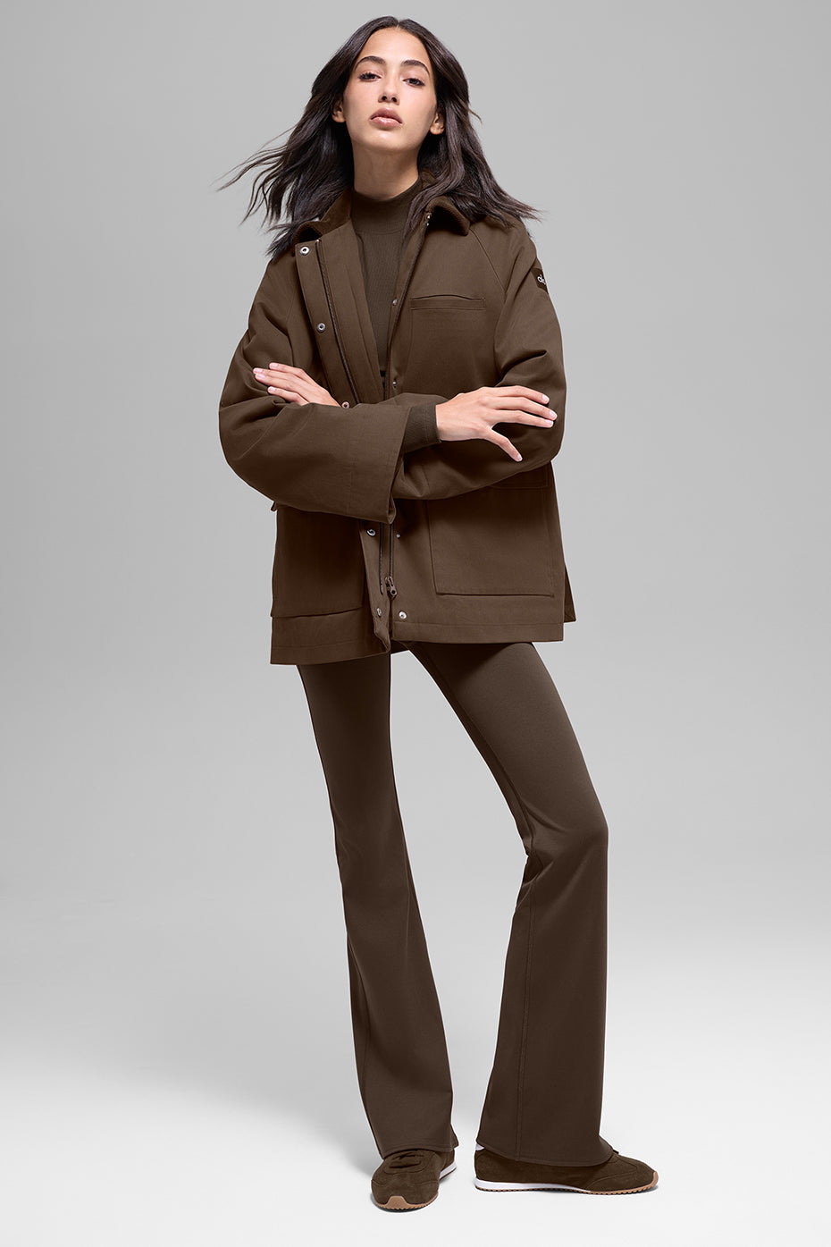 Veste En Sergé Barn - Espresso