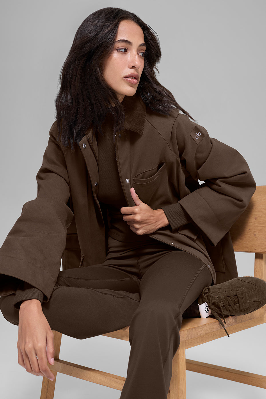 Veste En Sergé Barn - Espresso