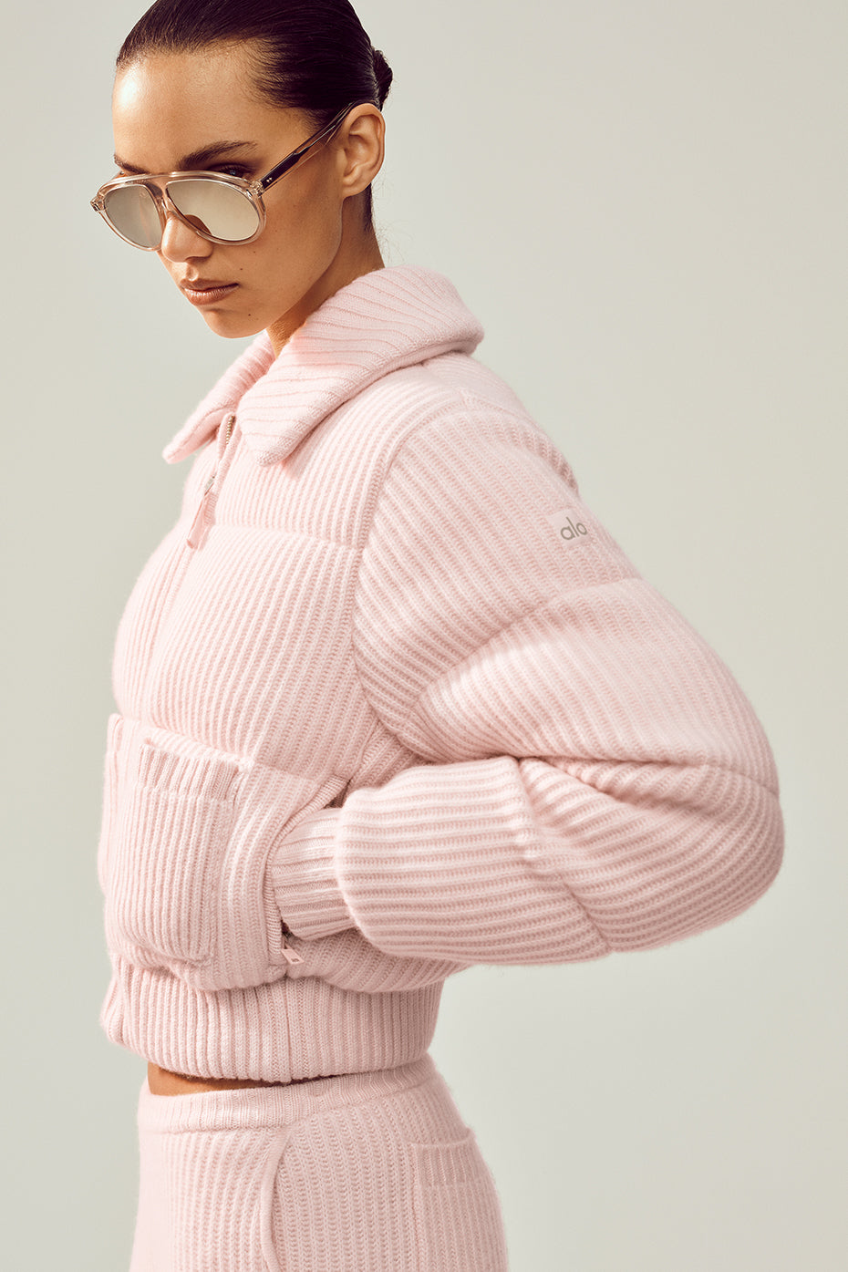 Pull Doudoune En Cachemire Northstar - Frosted Pink