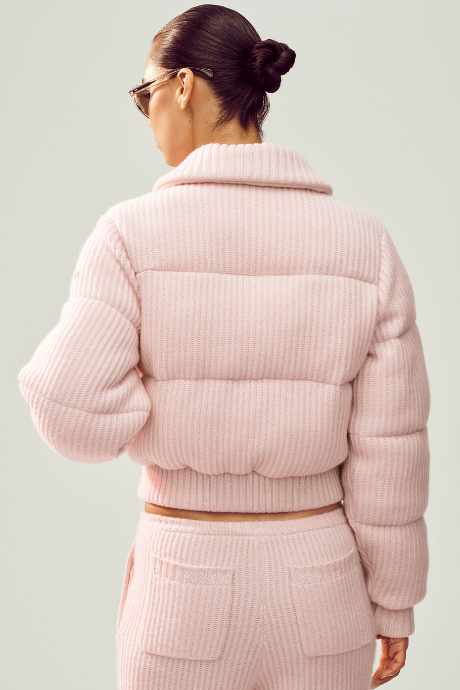 Pull Doudoune En Cachemire Northstar - Frosted Pink