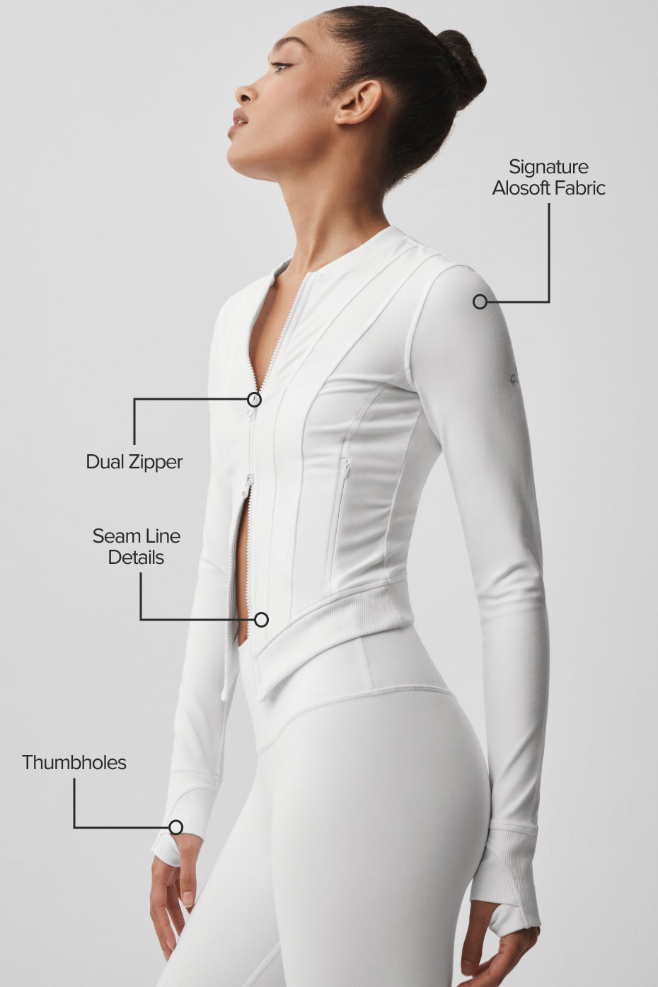 Veste Alosoft Recharge - Blanc