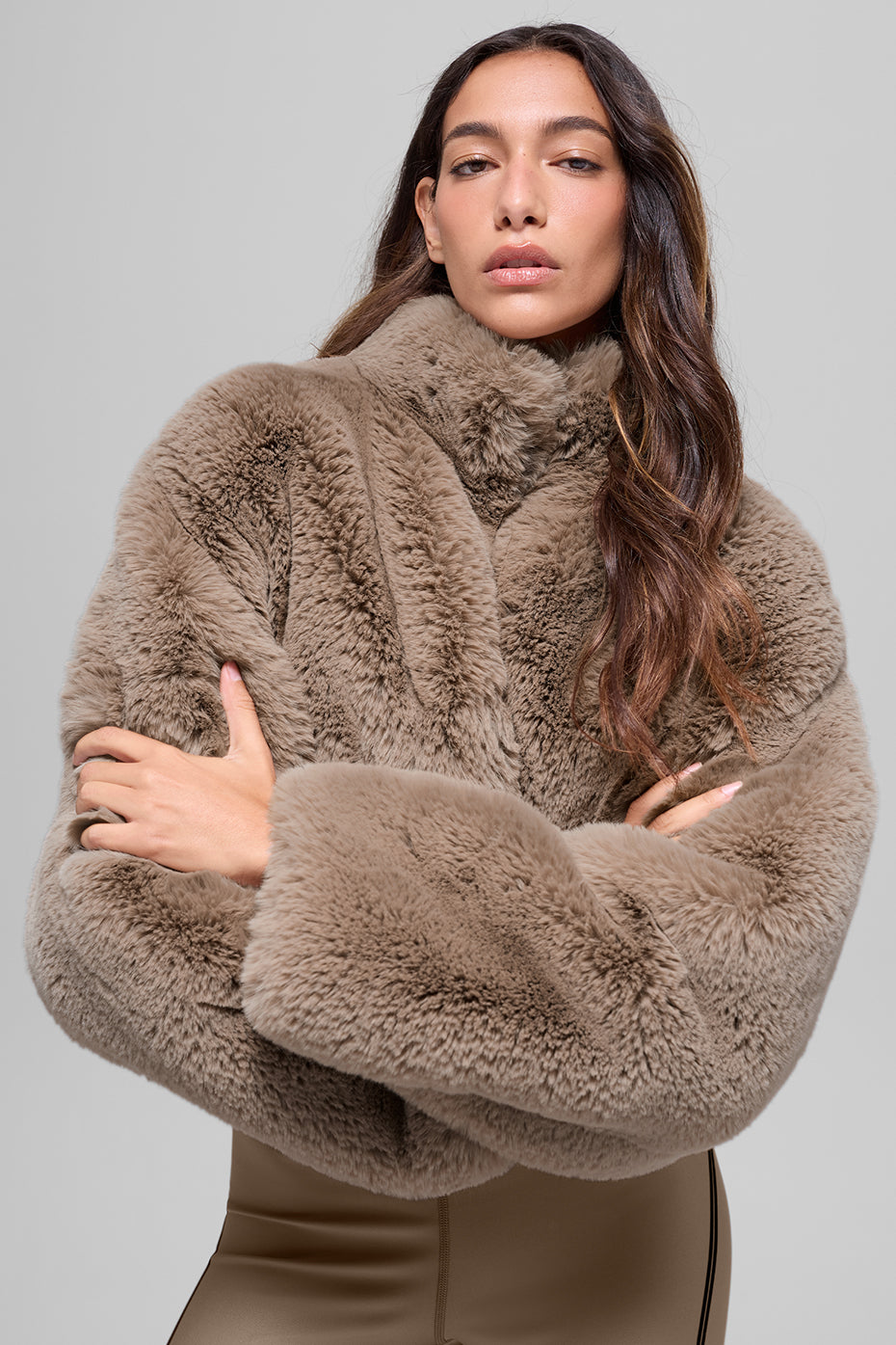 Veste Fausse Fourrure Allure - Oat