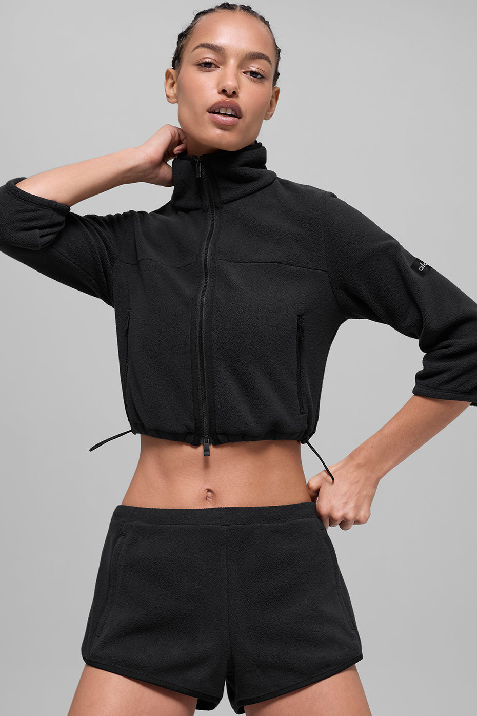 Veste Courte En Polaire Retreat - Noir