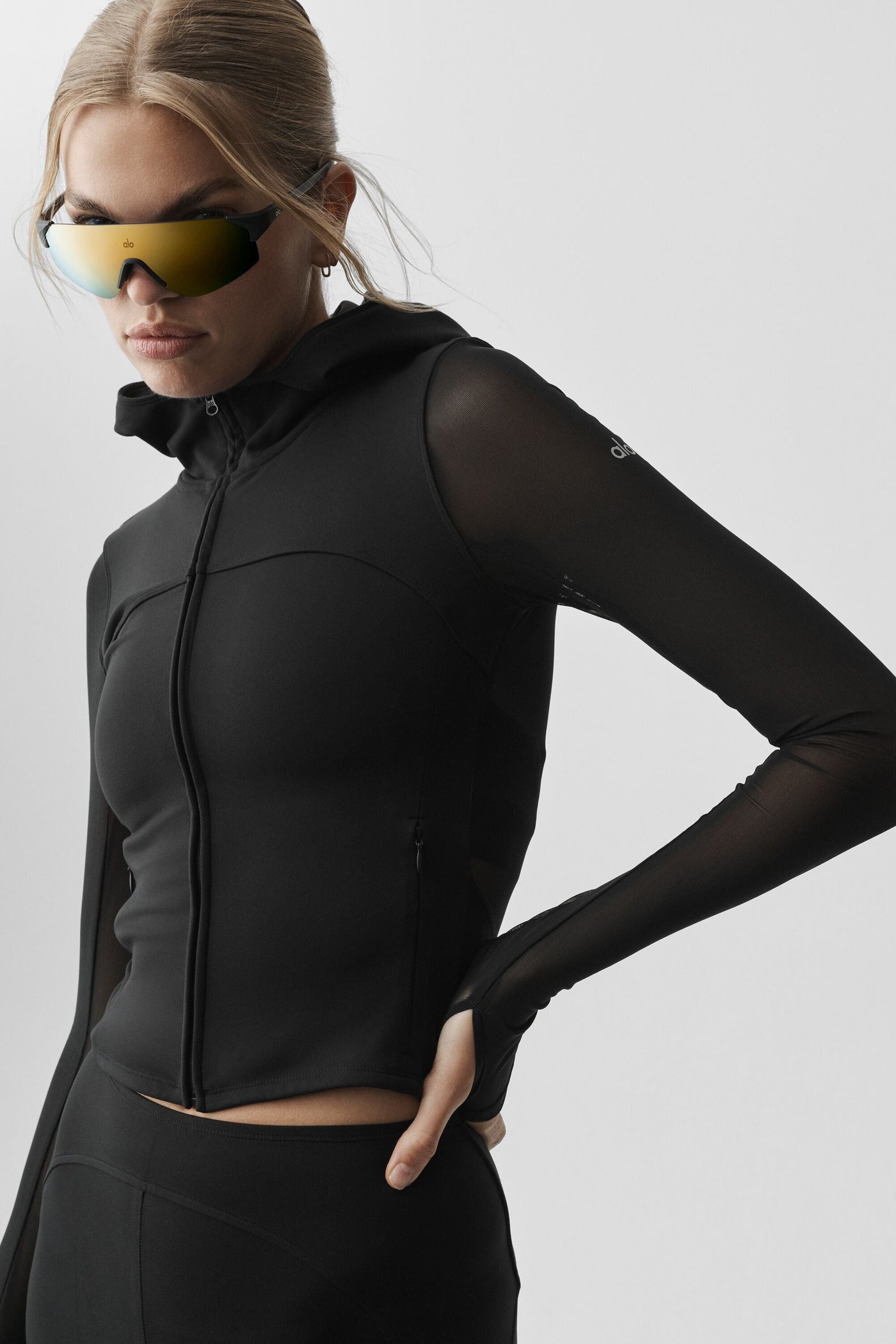 Veste Zippée ALO Softsculpt Superset - Noir