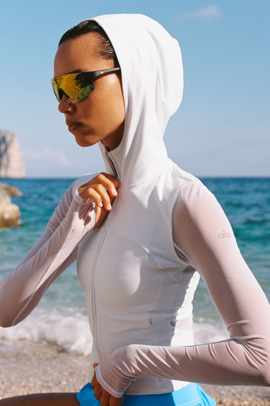 Veste Zippée ALO Softsculpt Superset - Blanc