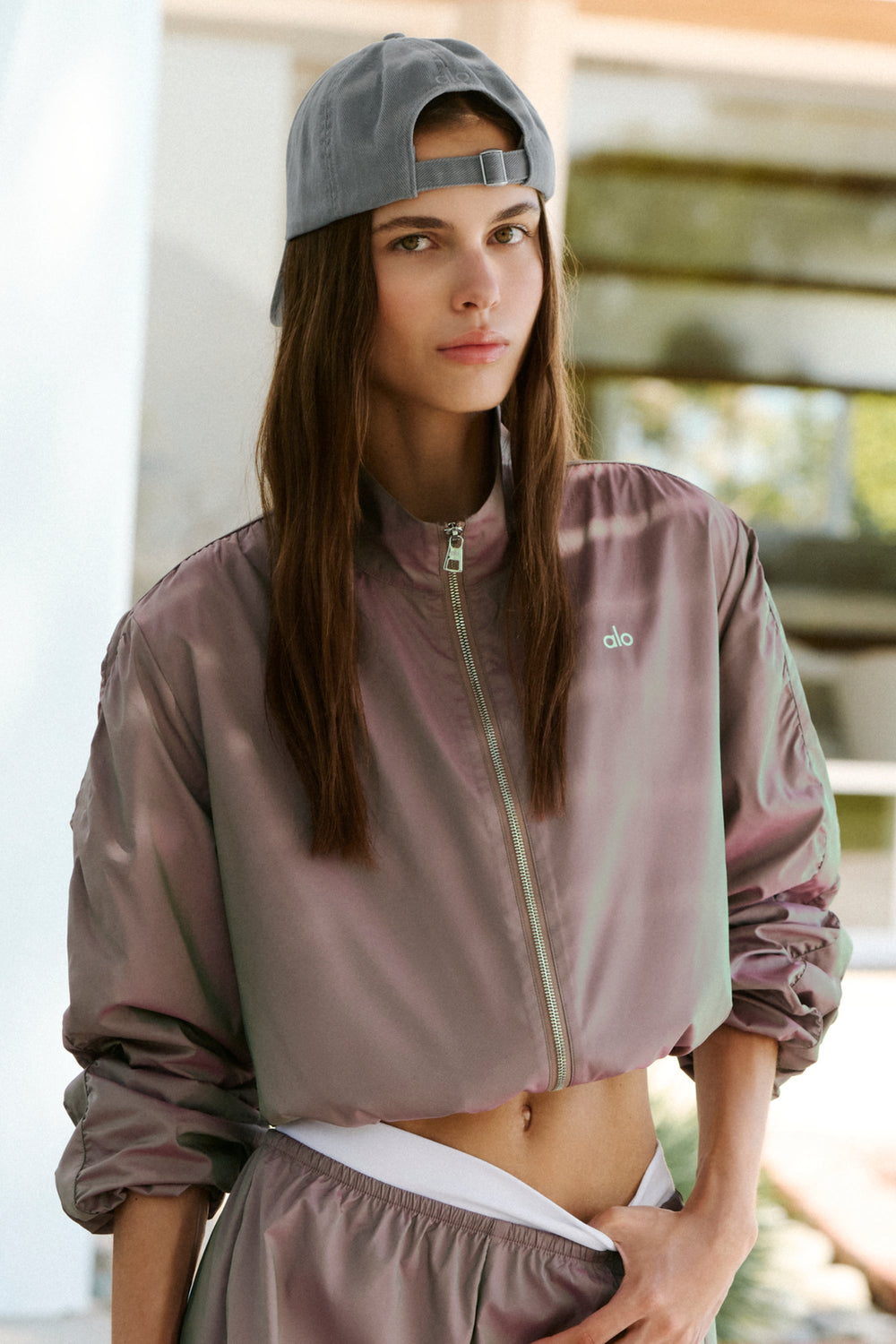 Veste Prismatic - Feu de lune rose