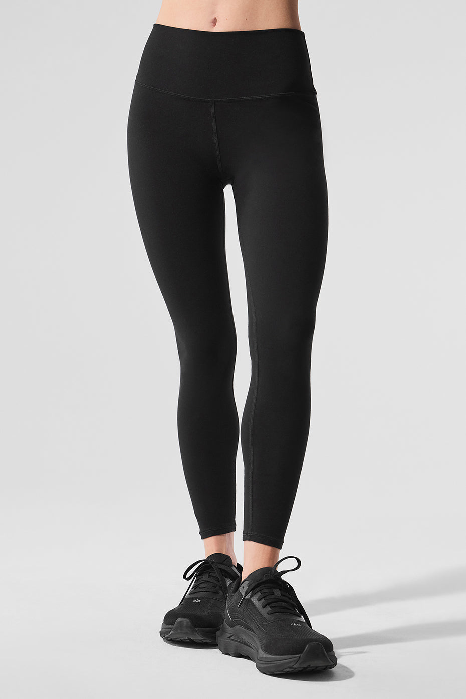 Legging Taille Haute 7/8 Alosoft Highlight - Noir