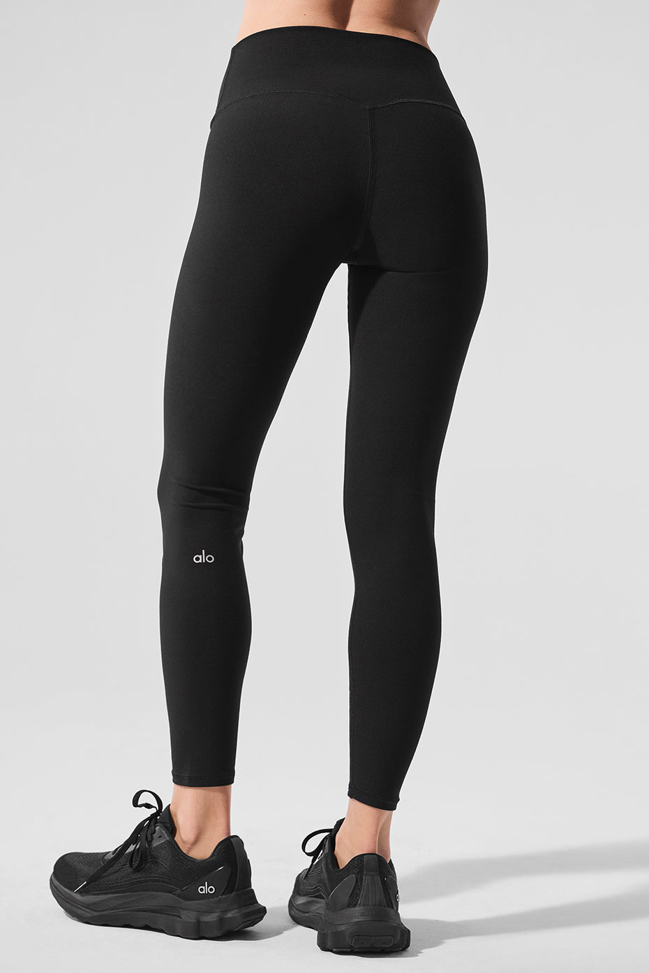 Legging Taille Haute 7/8 Alosoft Highlight - Noir
