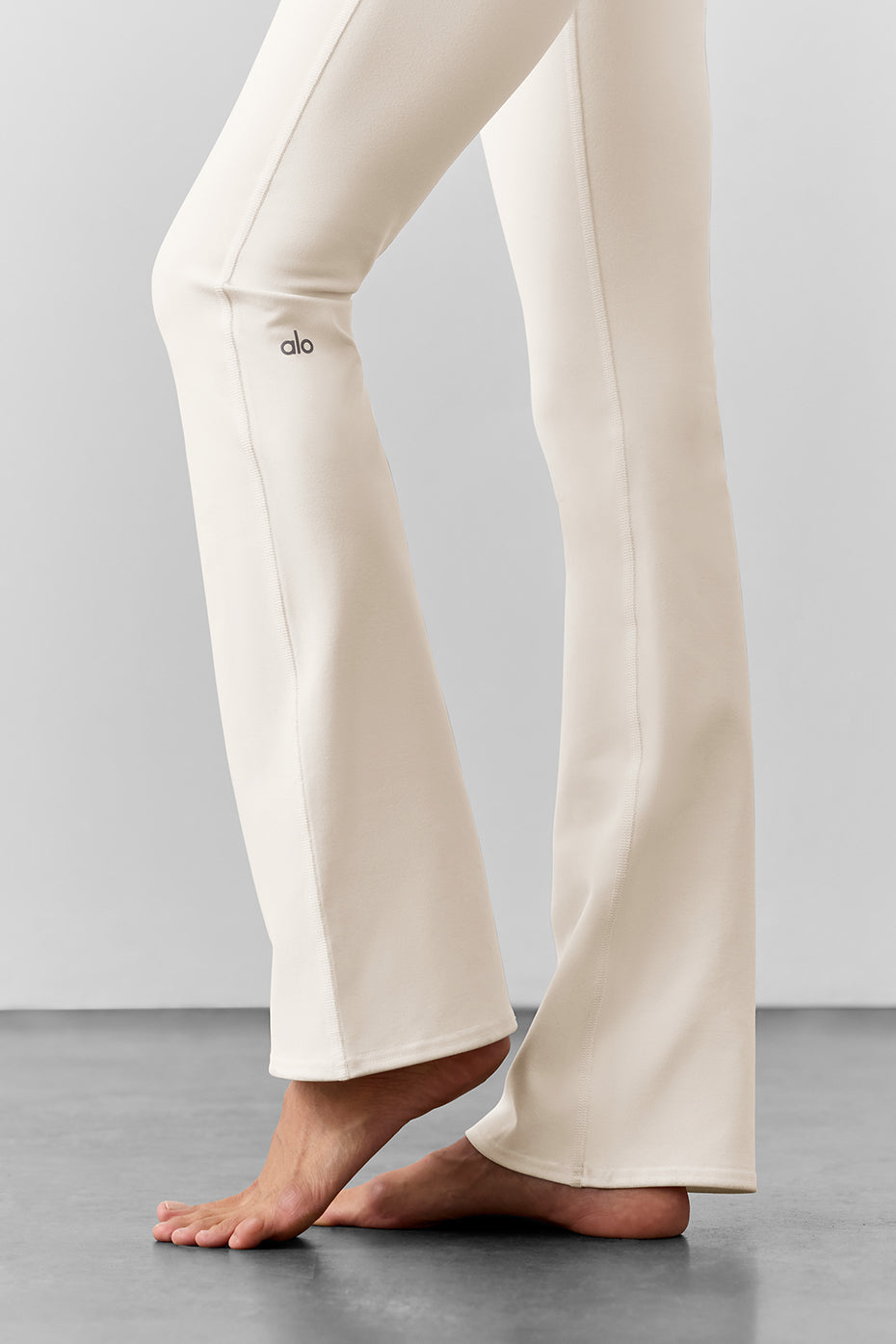 Airbrush Legging bootcut taille haute (régulier) - Ivory