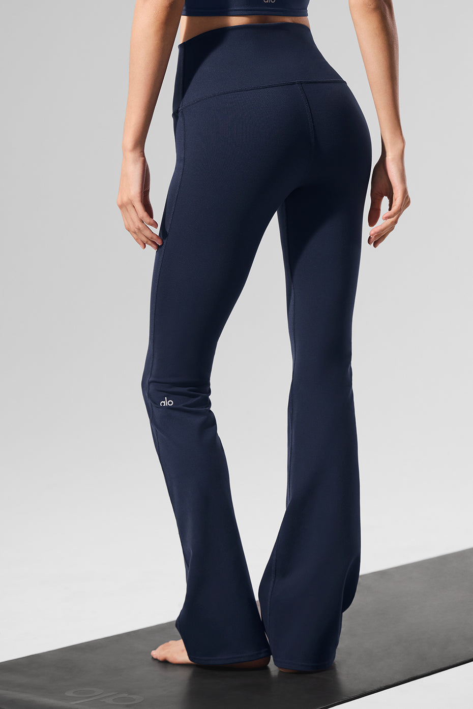 Airbrush Legging bootcut taille haute (régulier) - Bleu marine