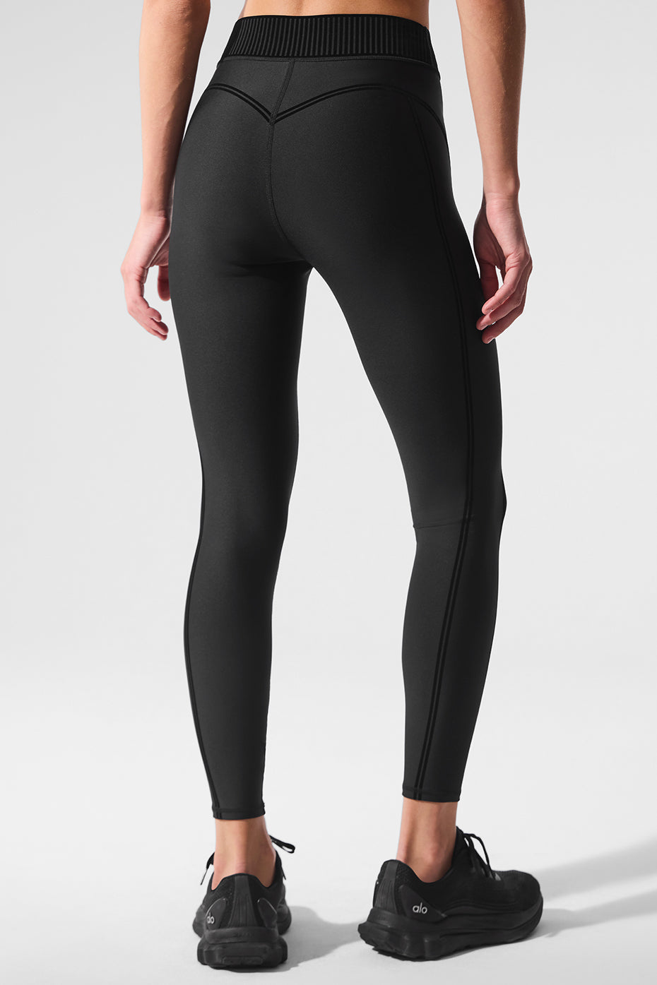 Legging Taille Haute 7/8 Airlift Line Up - Noir