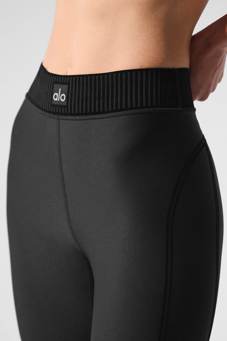 Legging Taille Haute 7/8 Airlift Line Up - Noir