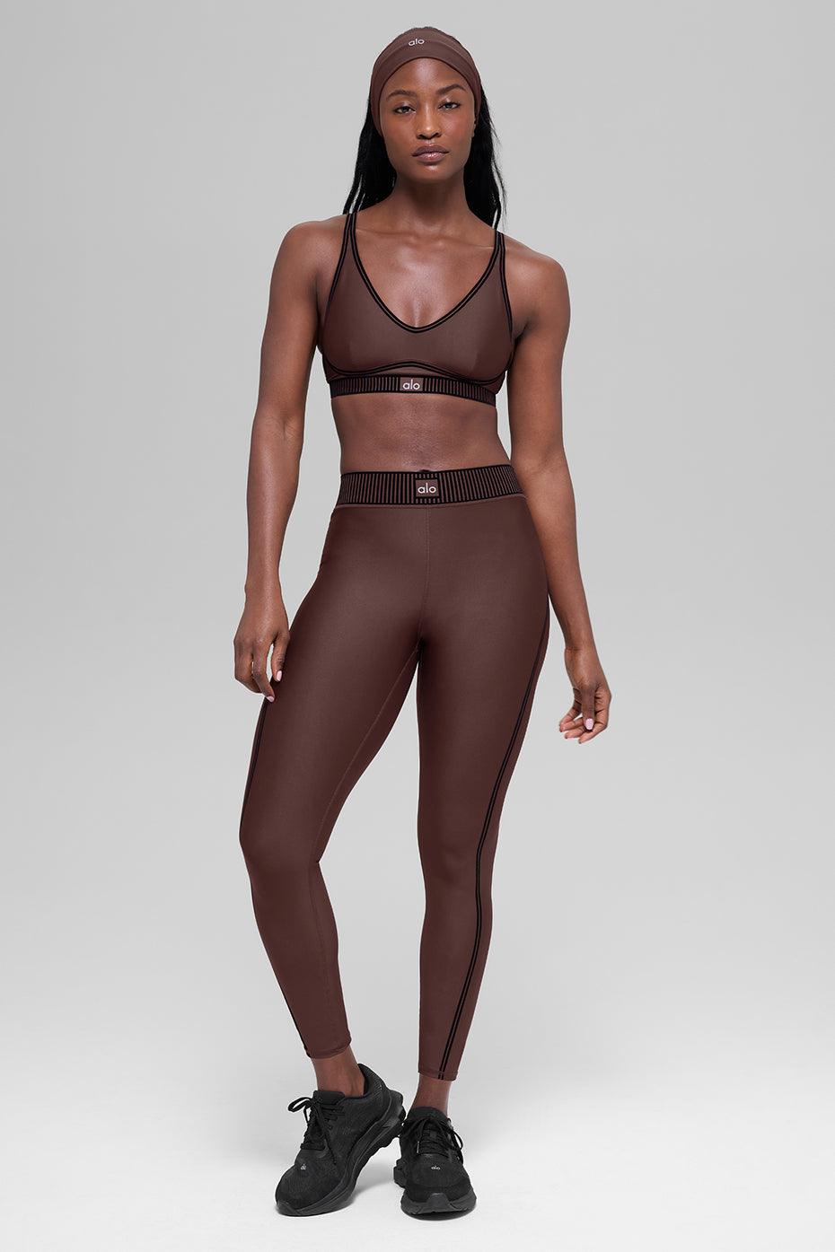 Airlift Legging à taille haute 7/8 Line Up - Brownstone
