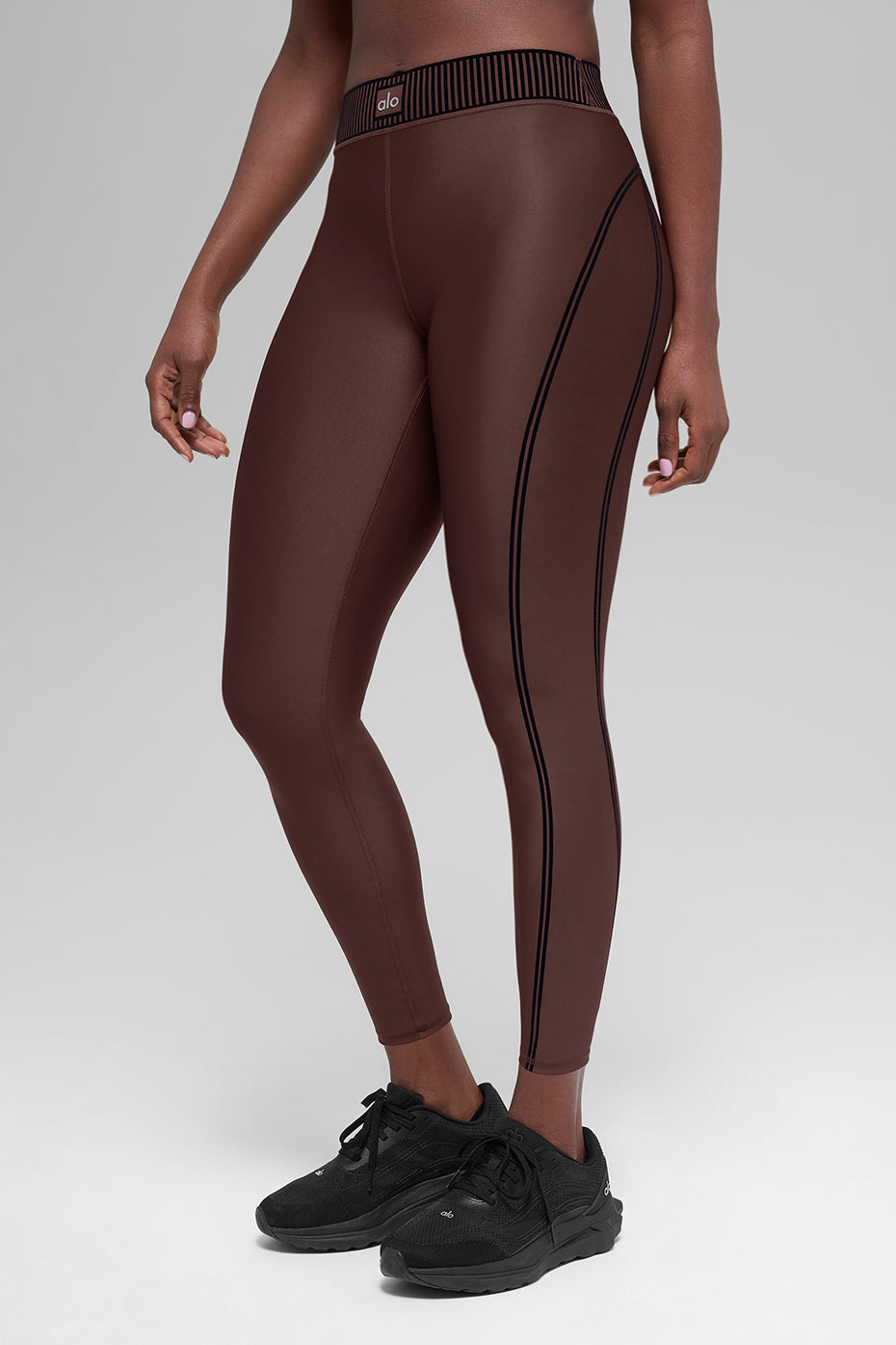 Airlift Legging à taille haute 7/8 Line Up - Brownstone