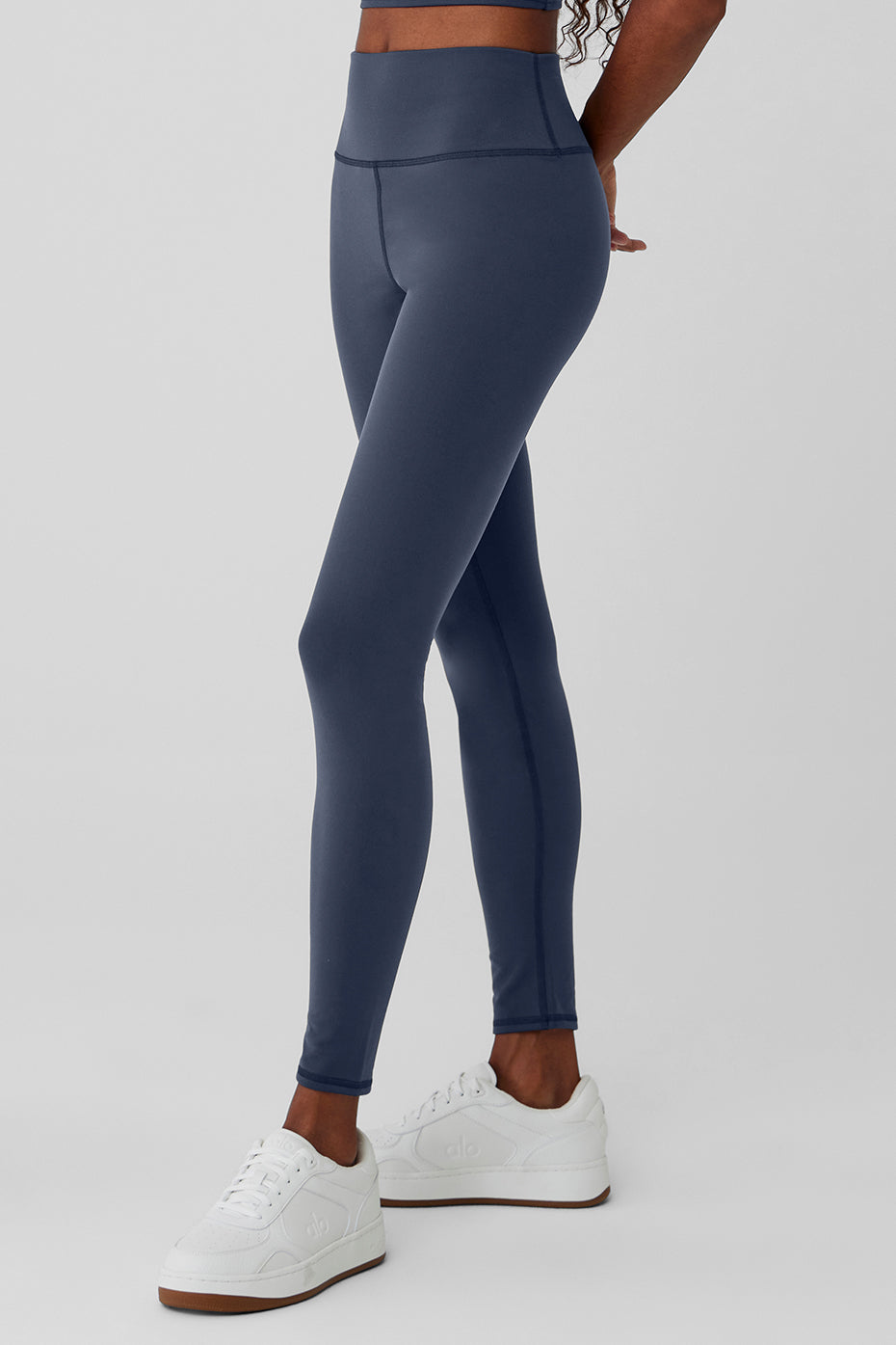 Legging Taille Haute Airbrush Winter Warm Nocturne - Navy