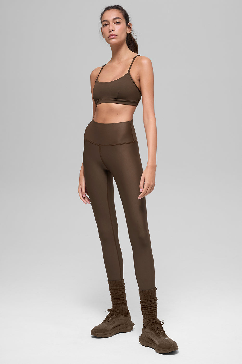 Legging Taille Haute Airlift Winter Warm - Espresso