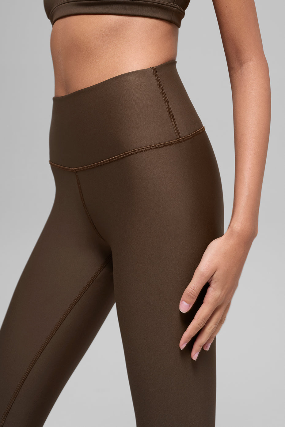 Legging Taille Haute Airlift Winter Warm - Espresso