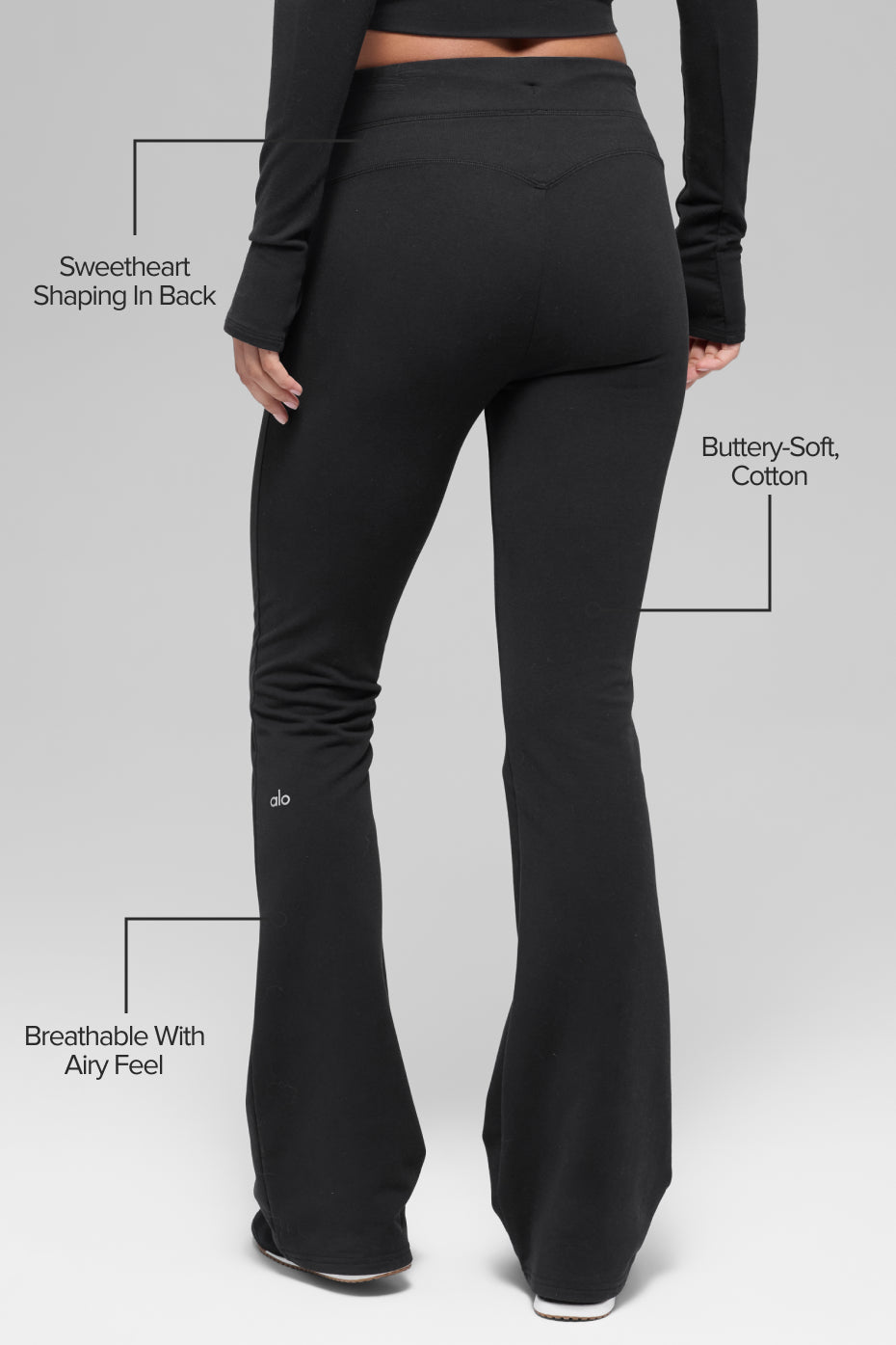 Pantalon De Survêtement Bootcut Sway - Noir