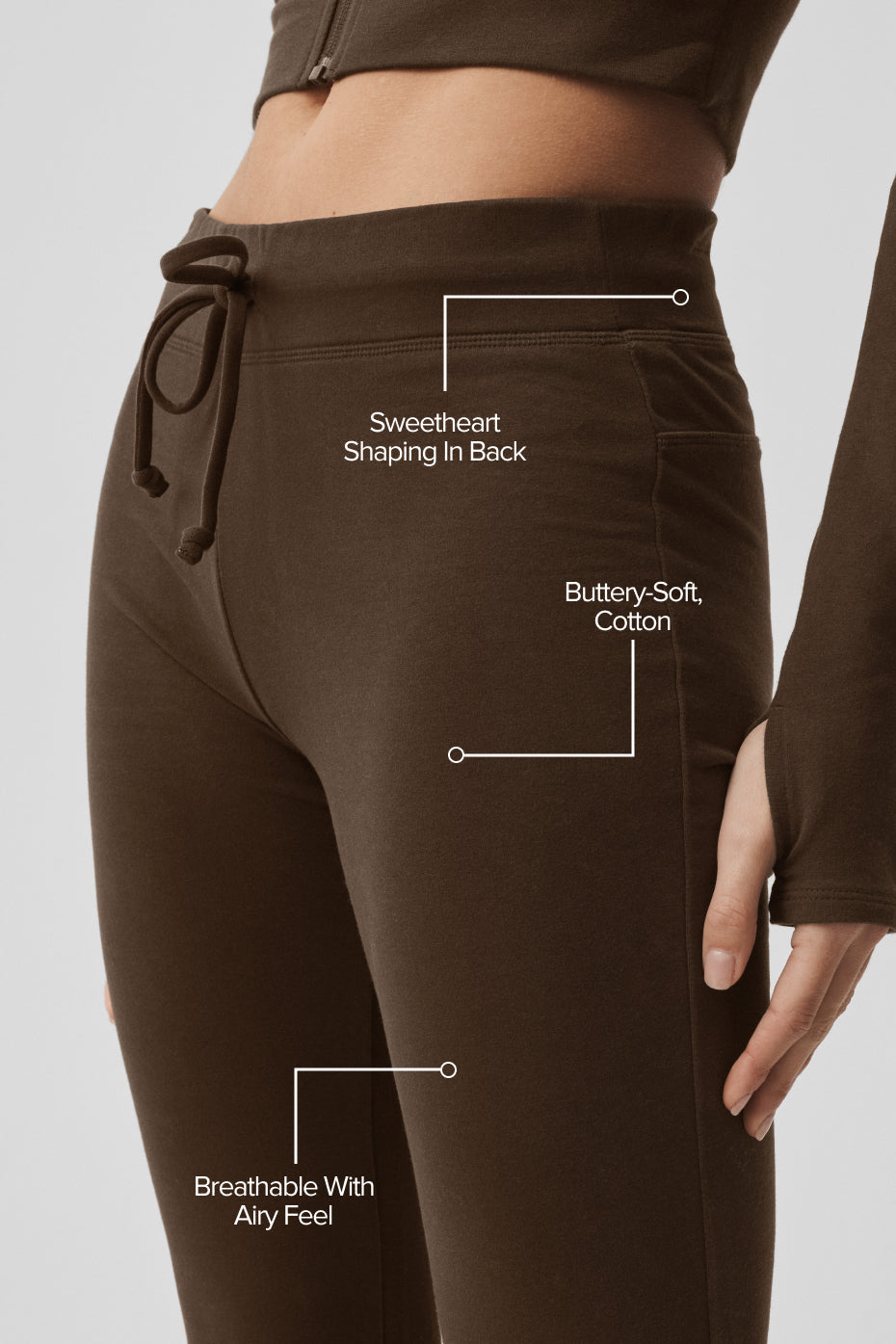 Pantalon De Survêtement Bootcut Sway - Espresso