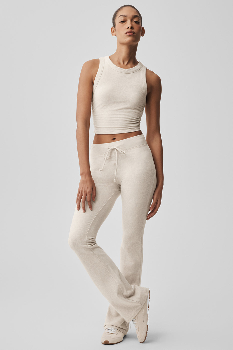 Pantalon De Survêtement Bootcut Sway - Oatmeal Heather