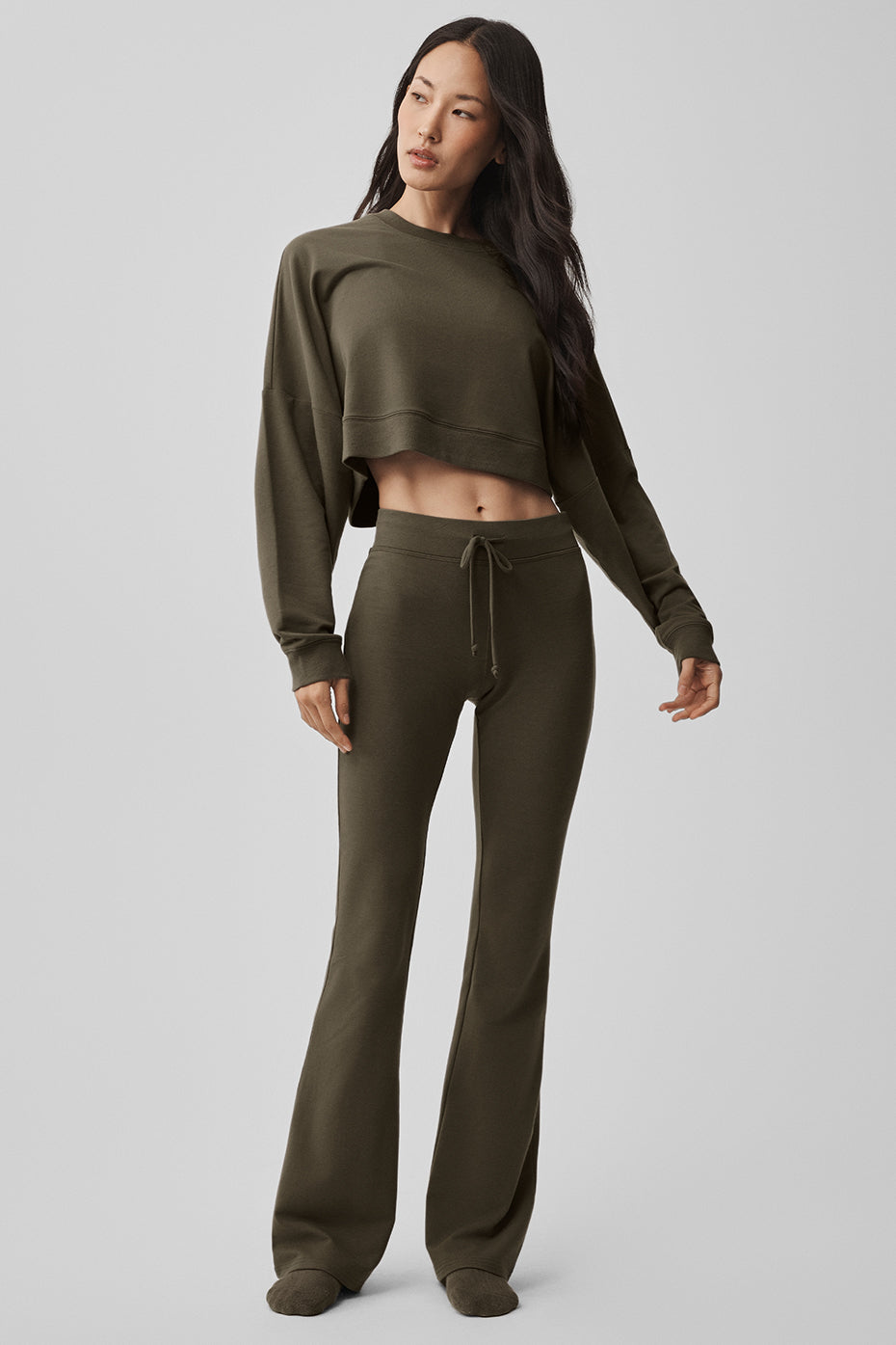 Pantalon De Survêtement Bootcut Sway - Olive Tree