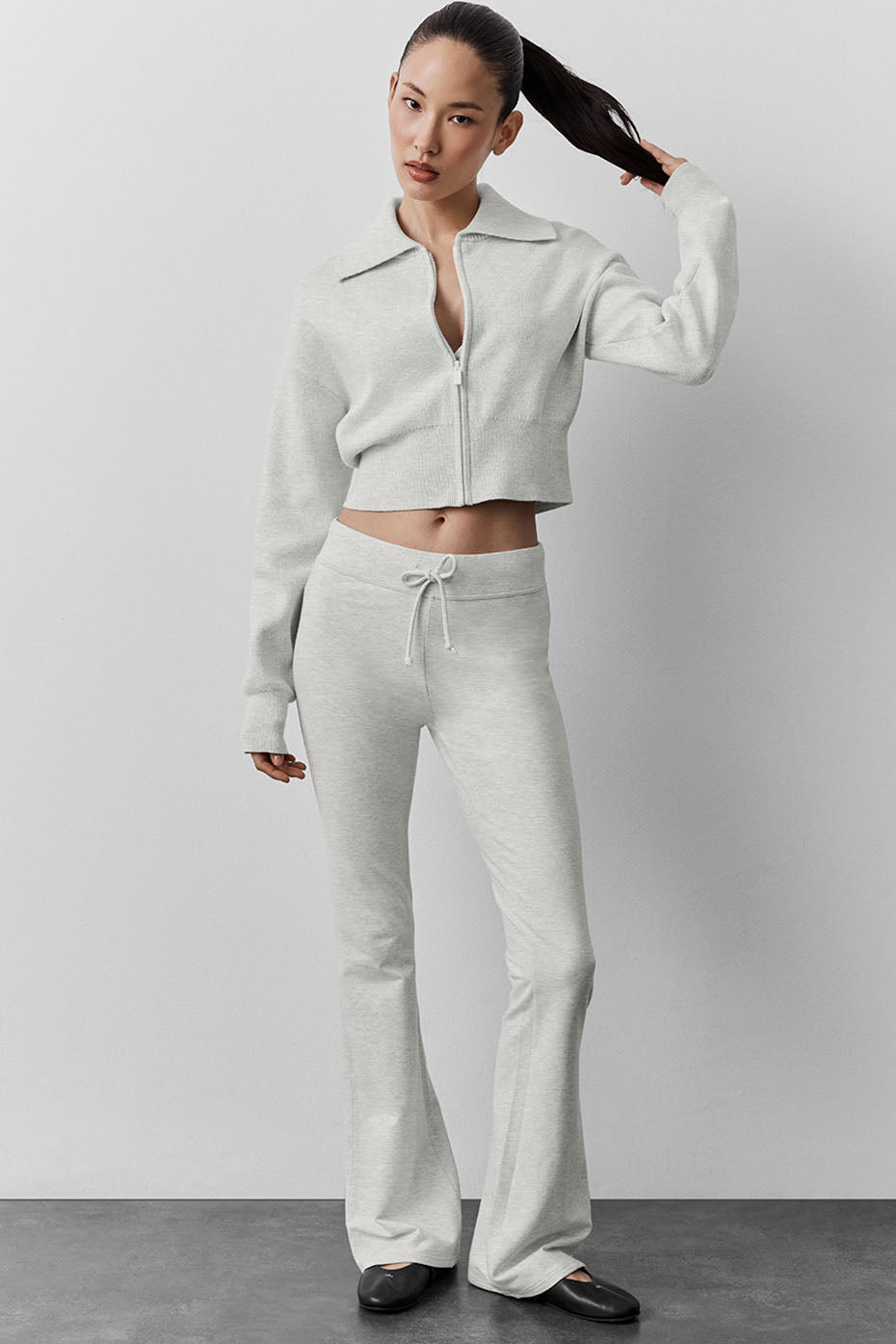 Pantalon De Survêtement Bootcut Sway - White Heather