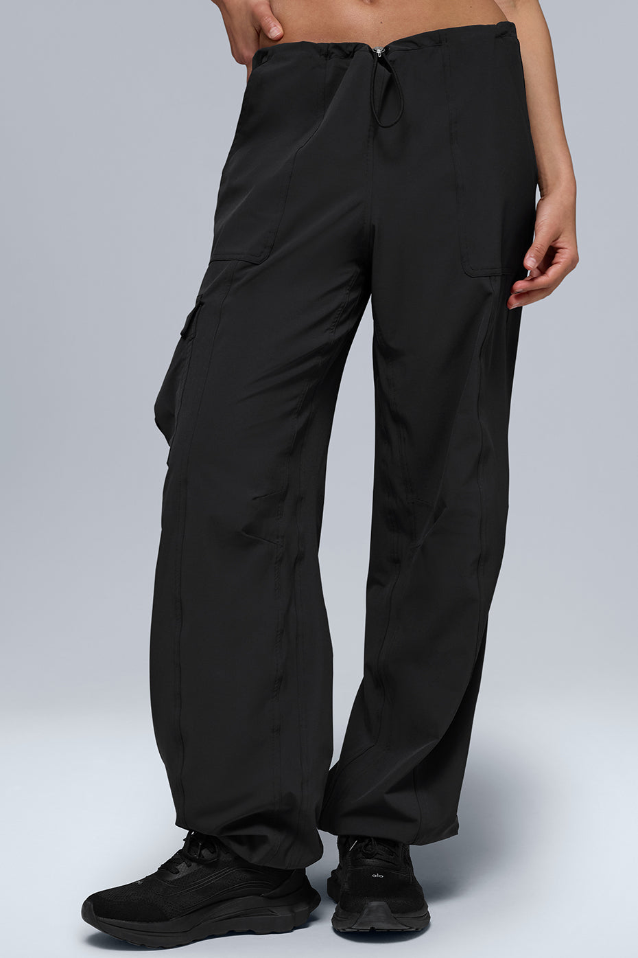 Pantalon Cargo Taille Basse Megastar - Noir