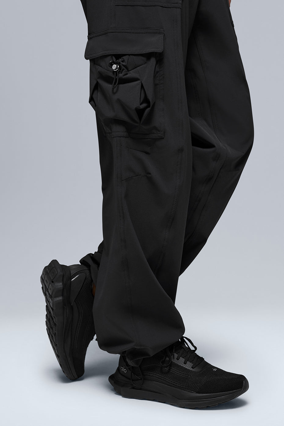 Pantalon Cargo Taille Basse Megastar - Noir