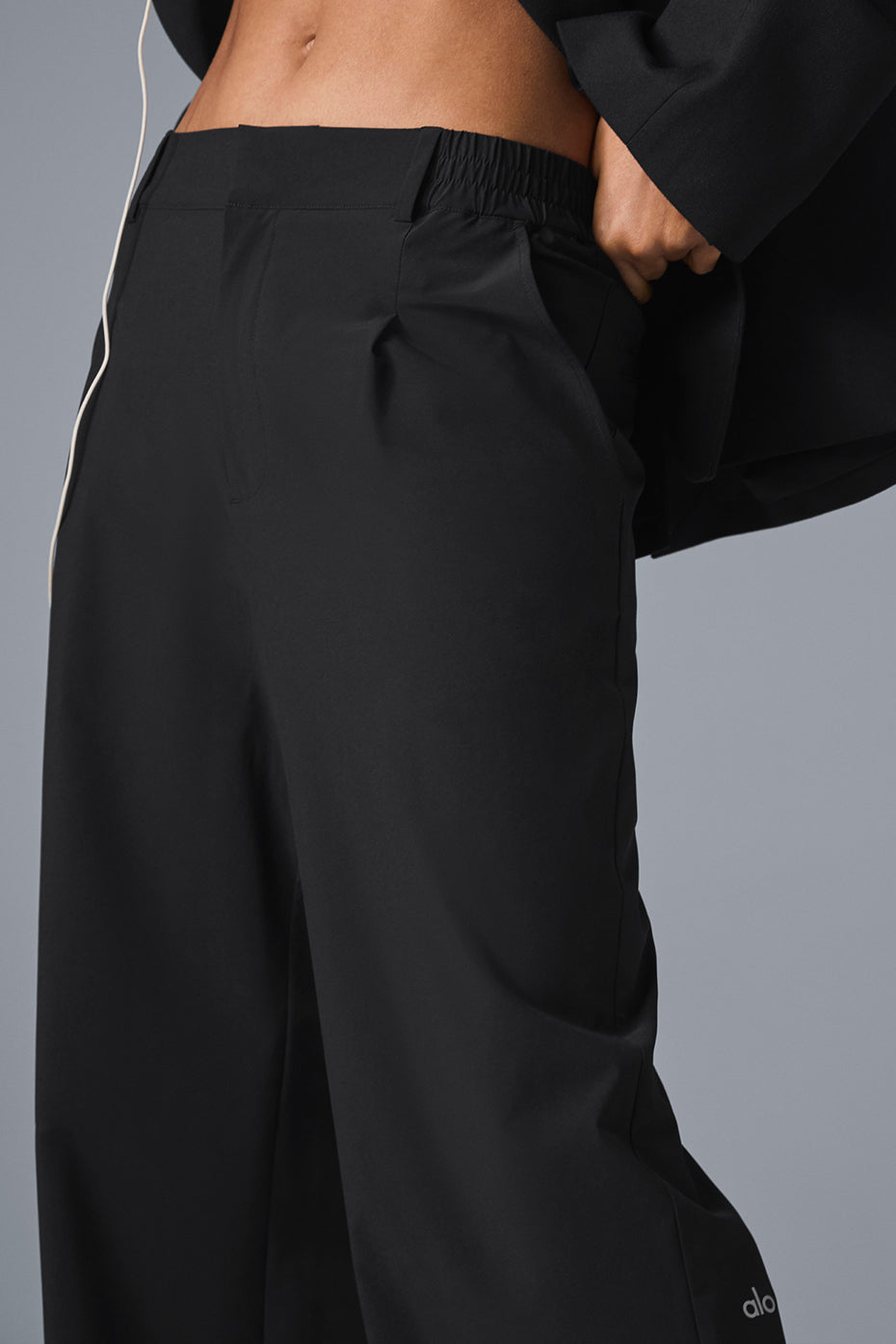 Pantalon Taille Haute Pursuit (Long) - Noir