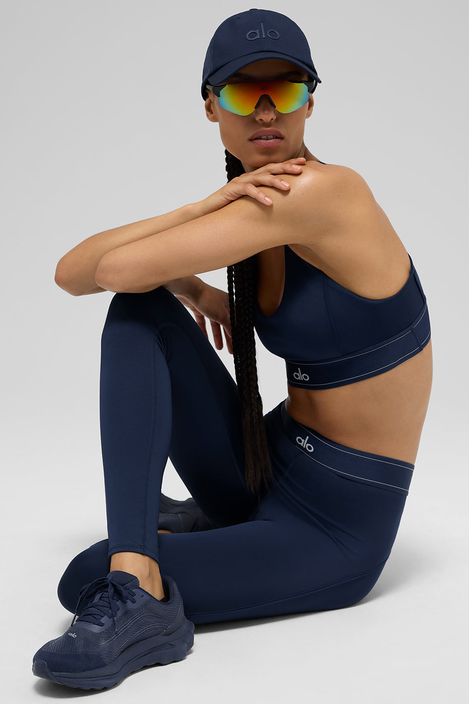 Legging Taille Haute Airlift Suit Up - Navy/Navy