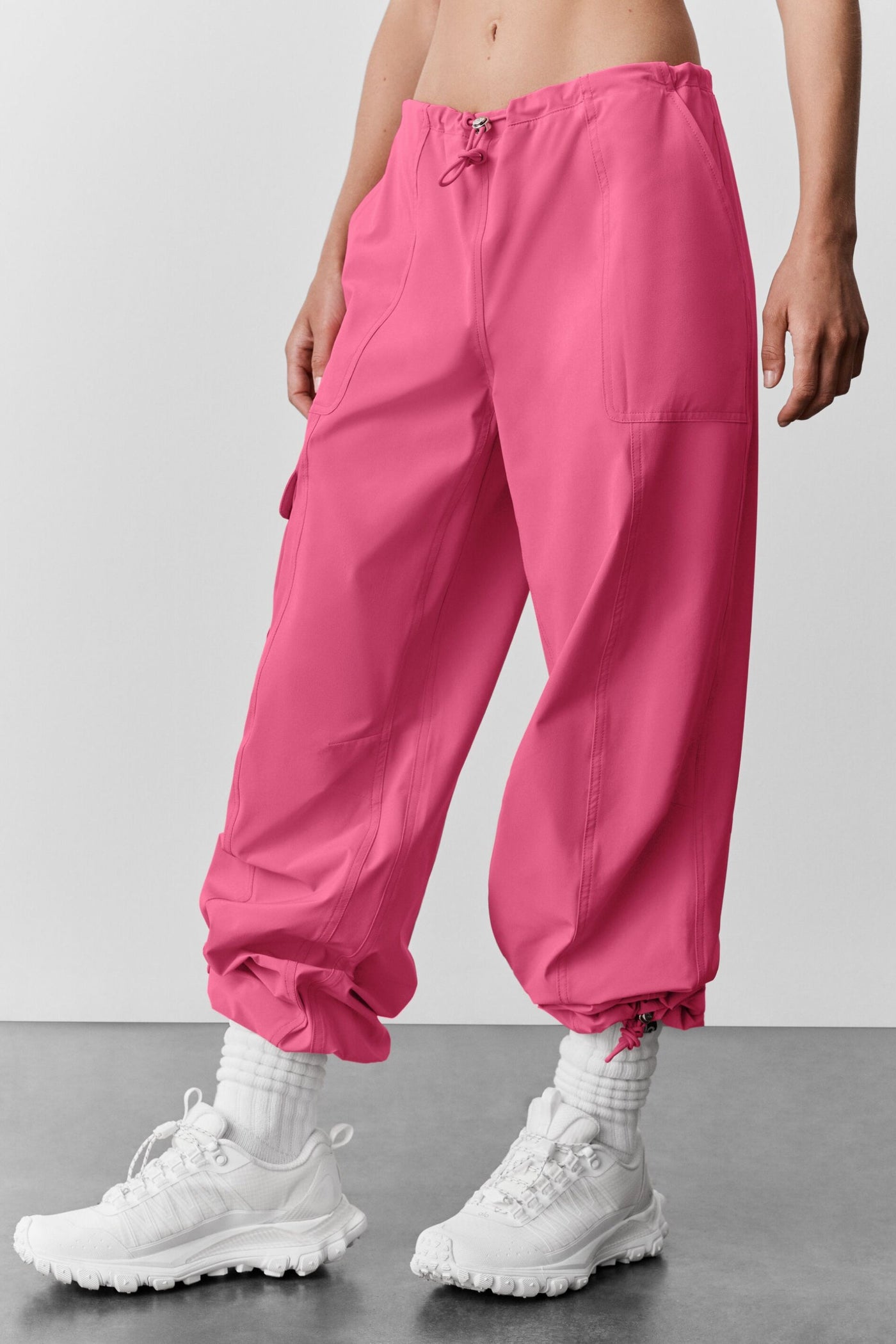 Pantalon Cargo Taille Basse Megastar - Paradise Pink