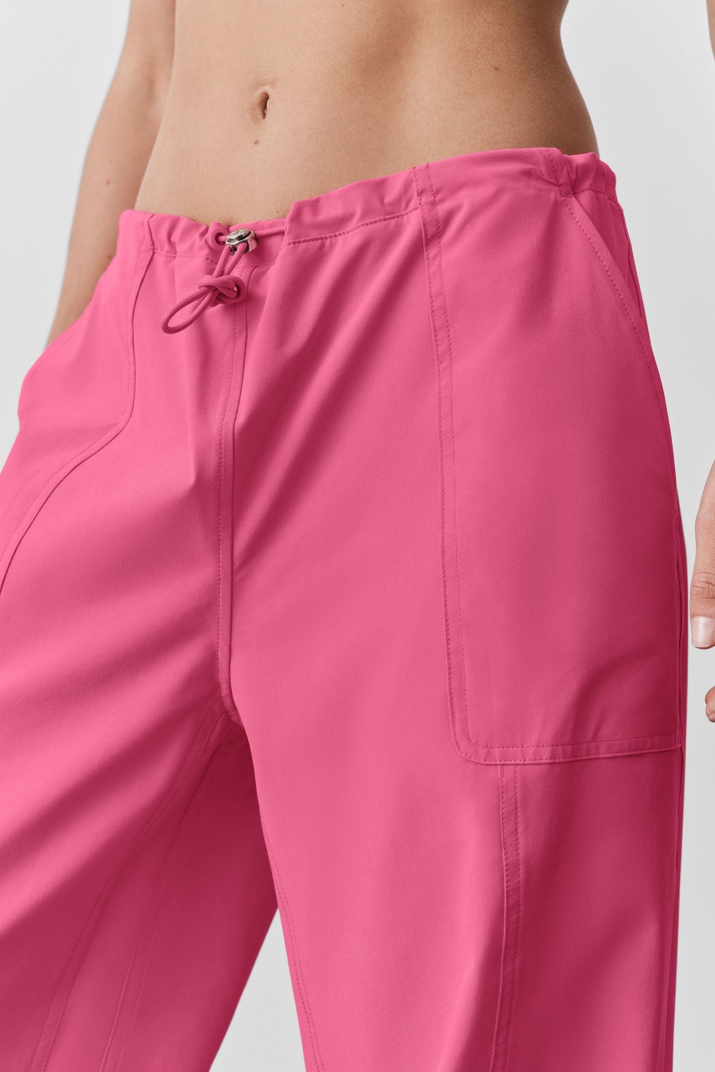 Pantalon Cargo Taille Basse Megastar - Paradise Pink