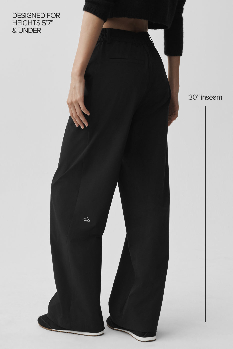 Pantalon Taille Haute Pursuit (Classique) - Noir